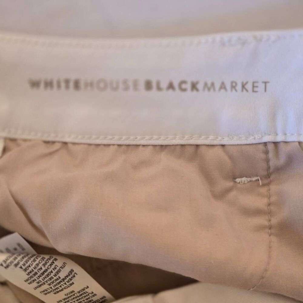 White House Black Market Womens Low Rise The Skimmer Ankle Jeans White Size 4 - Picture 2 of 16